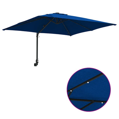 Garten-Sonnenschirm 248,5 X 247,5 X 160 Cm Polyester Und Stahl