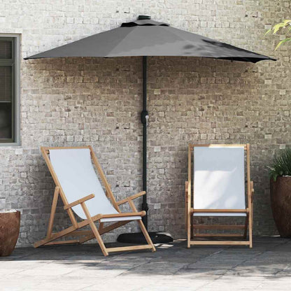 Garten-Sonnenschirm 294 X 150 X 223 Cm Polyester Und Stahl