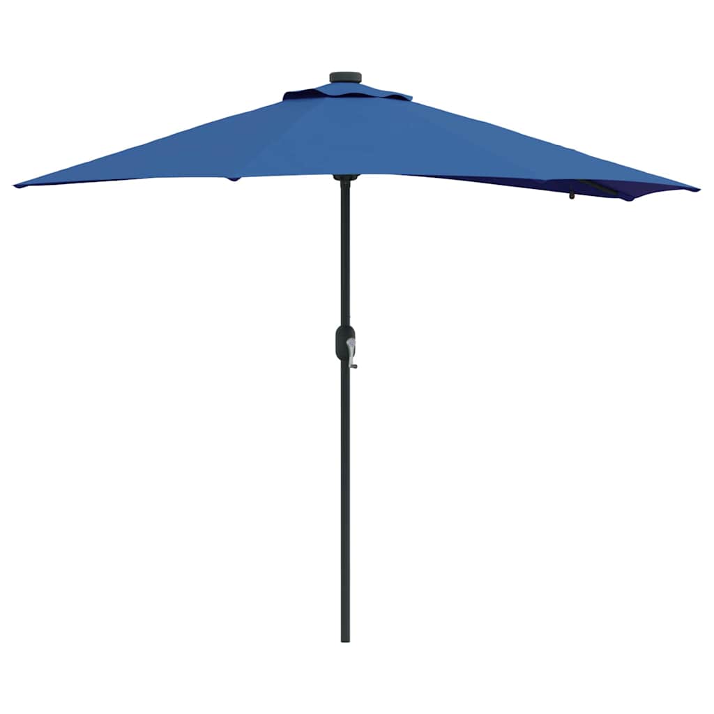 Garten-Sonnenschirm 294 X 150 X 223 Cm Polyester Und Stahl