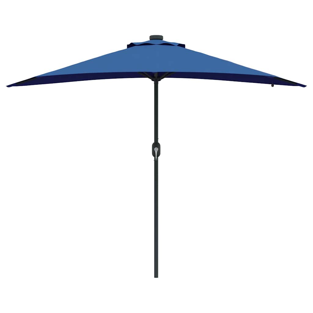 Garten-Sonnenschirm 294 X 150 X 223 Cm Polyester Und Stahl