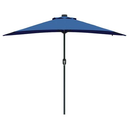 Garten-Sonnenschirm 294 X 150 X 223 Cm Polyester Und Stahl