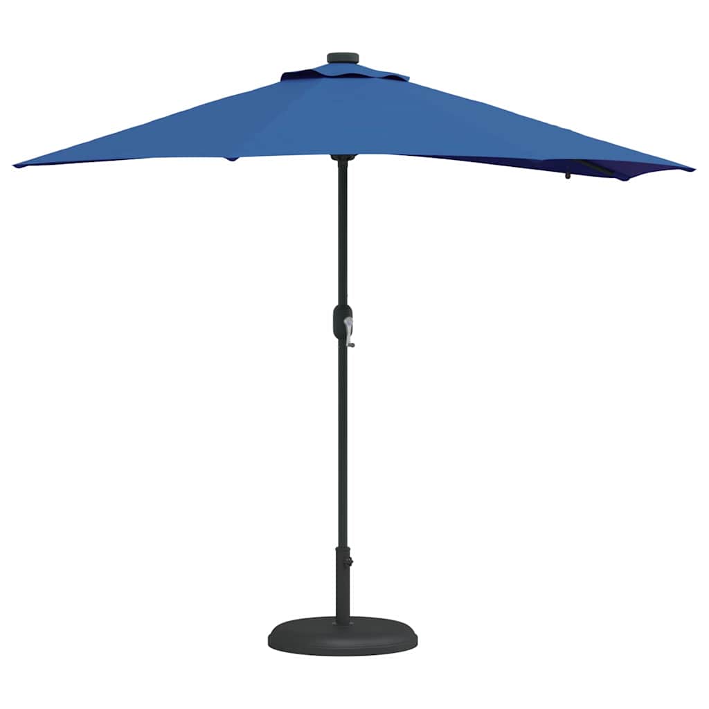 Garten-Sonnenschirm 294 X 150 X 223 Cm Polyester Und Stahl