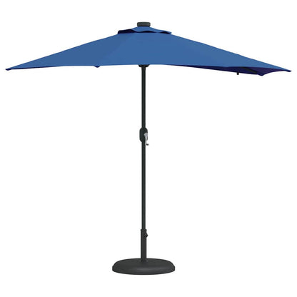 Garten-Sonnenschirm 294 X 150 X 223 Cm Polyester Und Stahl