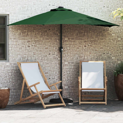 Garten-Sonnenschirm 294 X 150 X 224 Cm Polyester Und Stahl