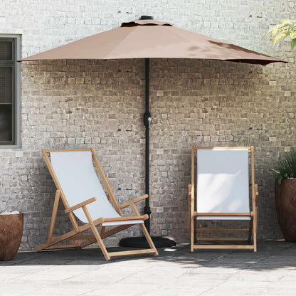 Garten-Sonnenschirm 294 X 150 X 224 Cm Polyester Und Stahl