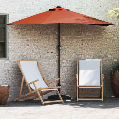 Garten-Sonnenschirm 294 X 150 X 224 Cm Polyester Und Stahl