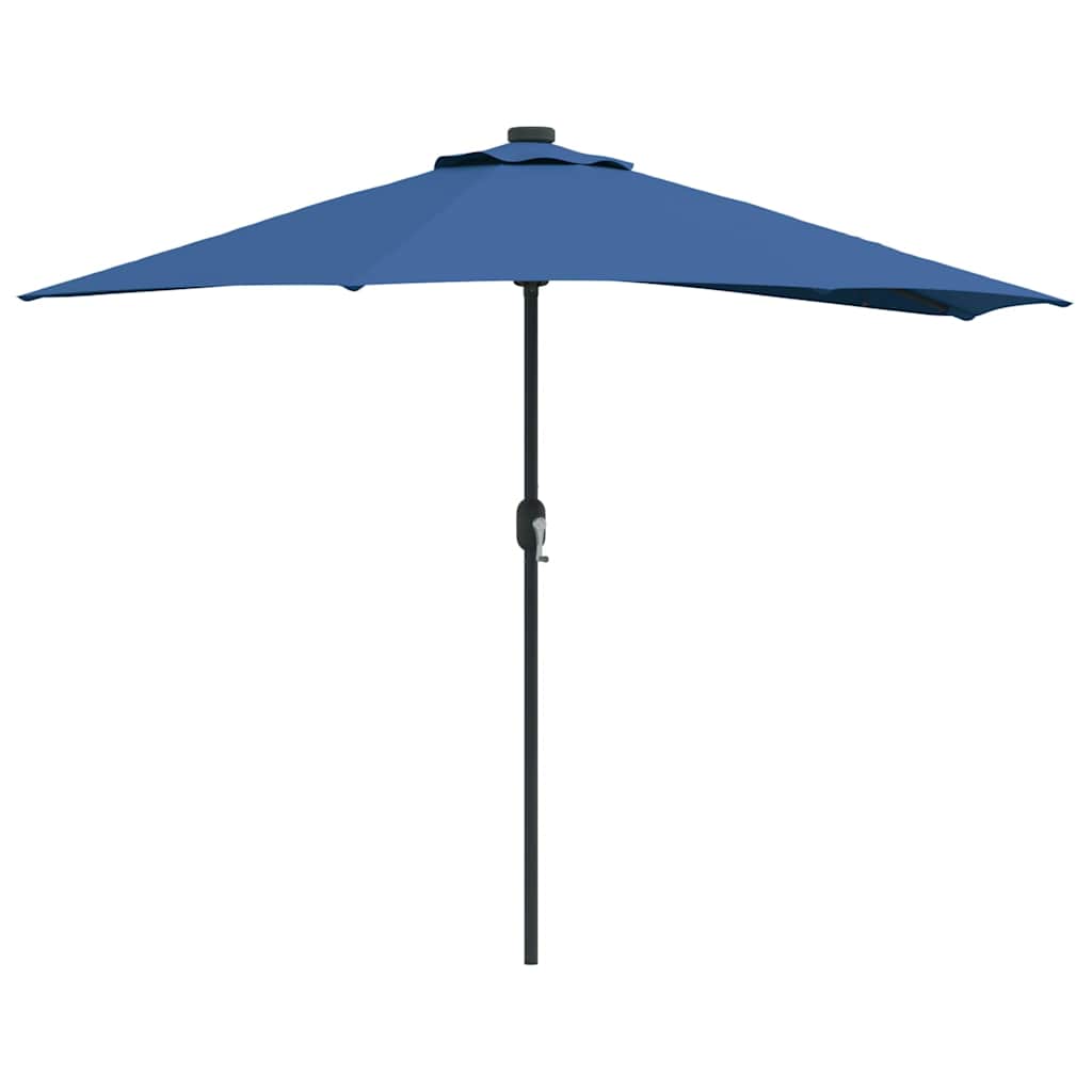 Garten-Sonnenschirm 294 X 150 X 224 Cm Polyester Und Stahl