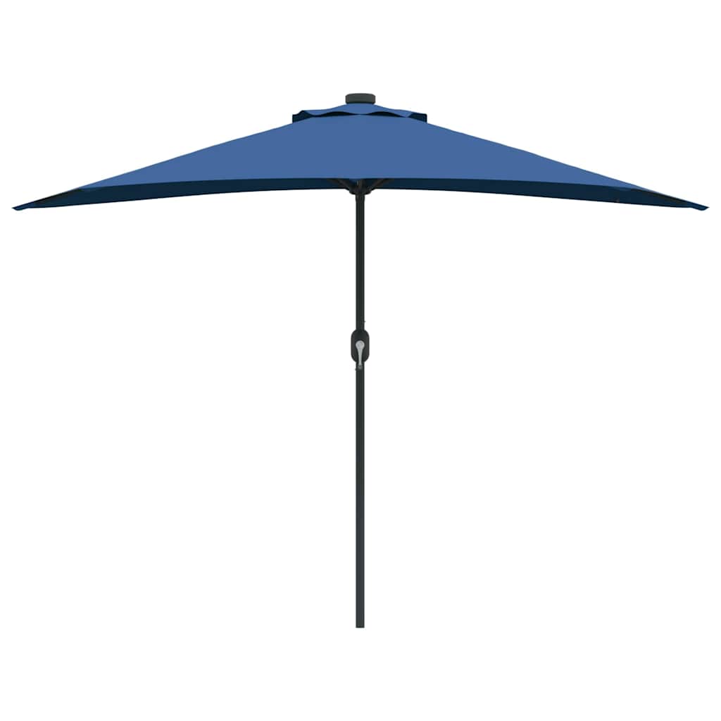 Garten-Sonnenschirm 294 X 150 X 224 Cm Polyester Und Stahl