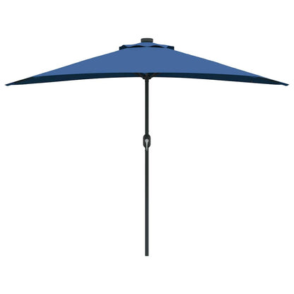 Garten-Sonnenschirm 294 X 150 X 224 Cm Polyester Und Stahl