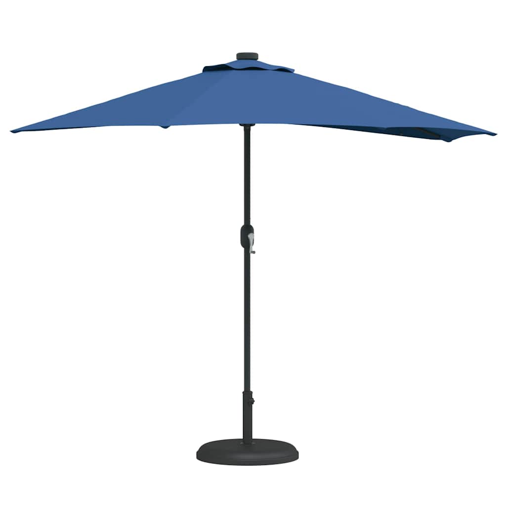 Garten-Sonnenschirm 294 X 150 X 224 Cm Polyester Und Stahl