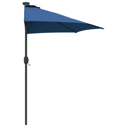 Garten-Sonnenschirm 294 X 150 X 224 Cm Polyester Und Stahl