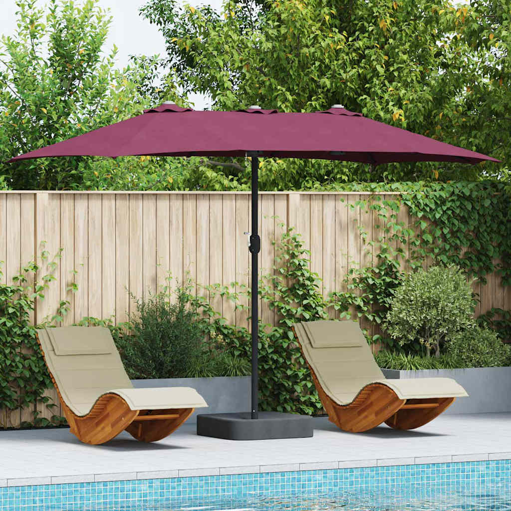 Garten-Sonnenschirm 385 X 209 X 244 Cm