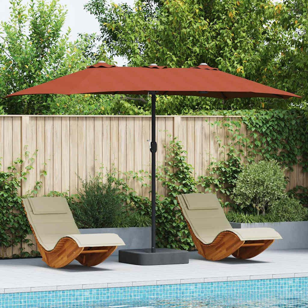 Garten-Sonnenschirm 385 X 209 X 244 Cm