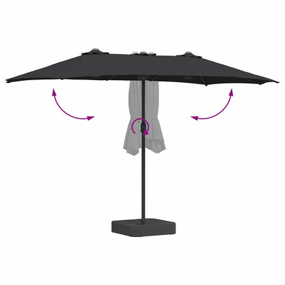 Garten-Sonnenschirm 385 X 209 X 244 Cm