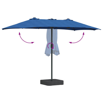 Garten-Sonnenschirm 385 X 209 X 244 Cm Polyester