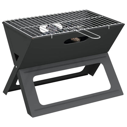 Outdoor Grill Schwarz 46 X 31 X 31 Cm Stahl