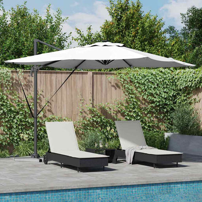 Sonnenschirm Mit Led-Lichtleisten Azure Blau 286 X 284 X 270 Cm