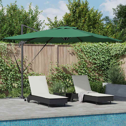 Sonnenschirm Mit Led-Lichtleisten Azure Blau 286 X 284 X 270 Cm