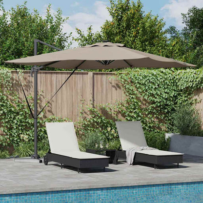 Sonnenschirm Mit Led-Lichtleisten Azure Blau 286 X 284 X 270 Cm