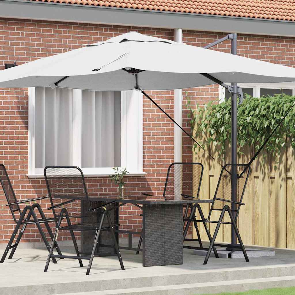 Sonnenschirm 351 X 250 X 260 Cm Polyester Und Aluminium