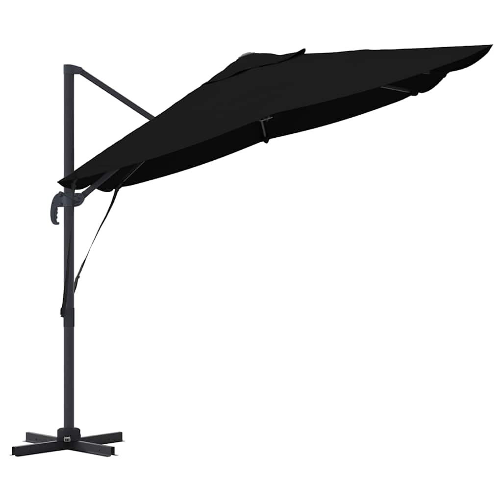 Sonnenschirm 351 X 250 X 260 Cm Polyester Und Aluminium