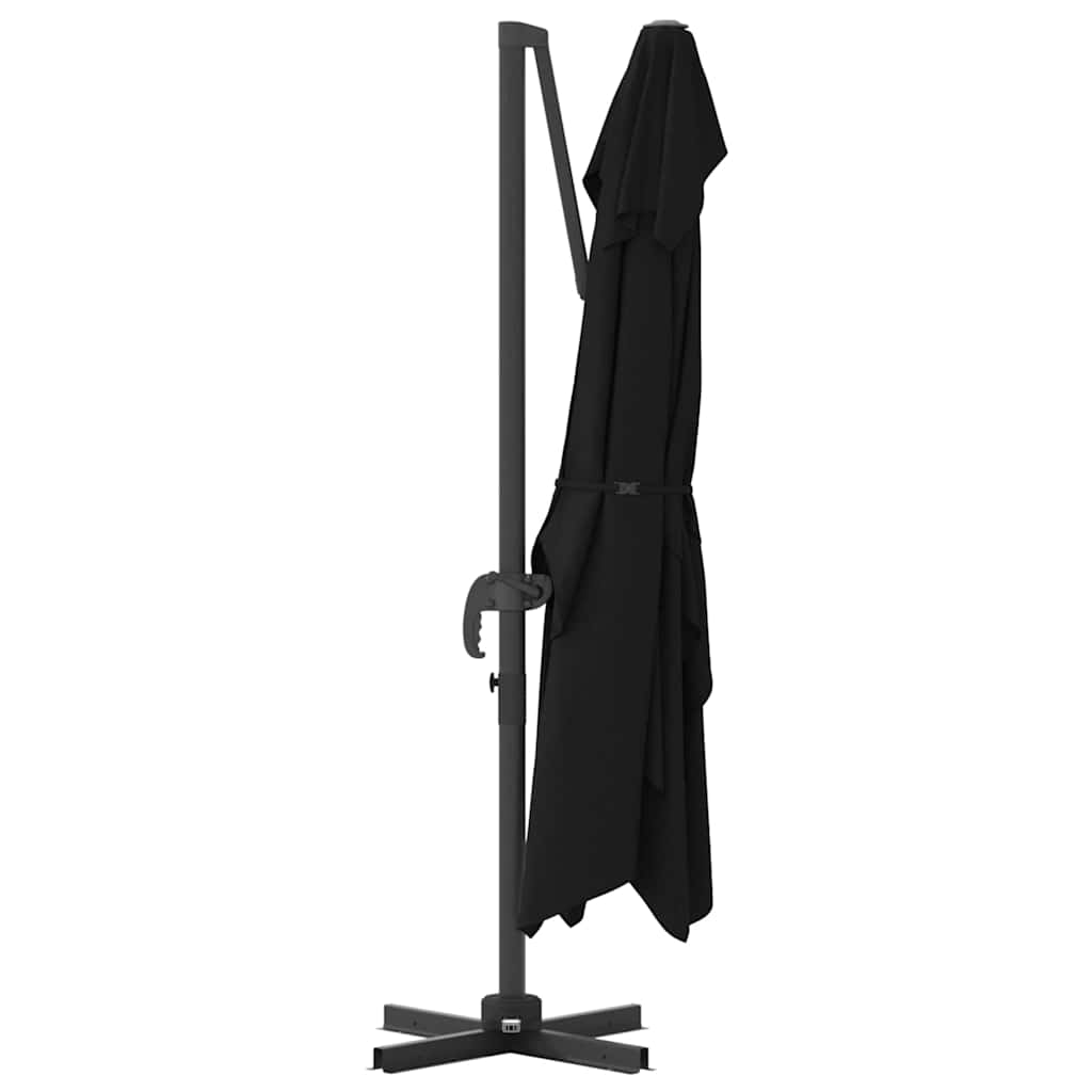 Sonnenschirm 351 X 250 X 260 Cm Polyester Und Aluminium
