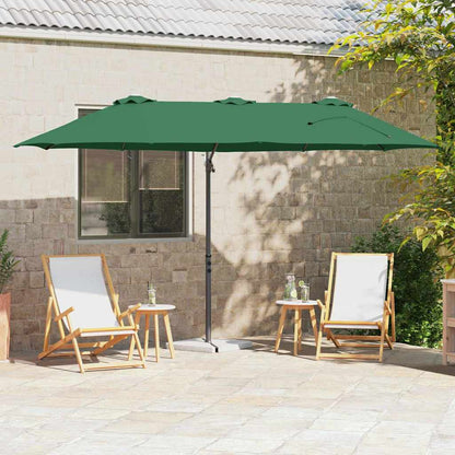 Sonnenschirm 372 X 198 X 243 Cm Polyester Und Aluminium