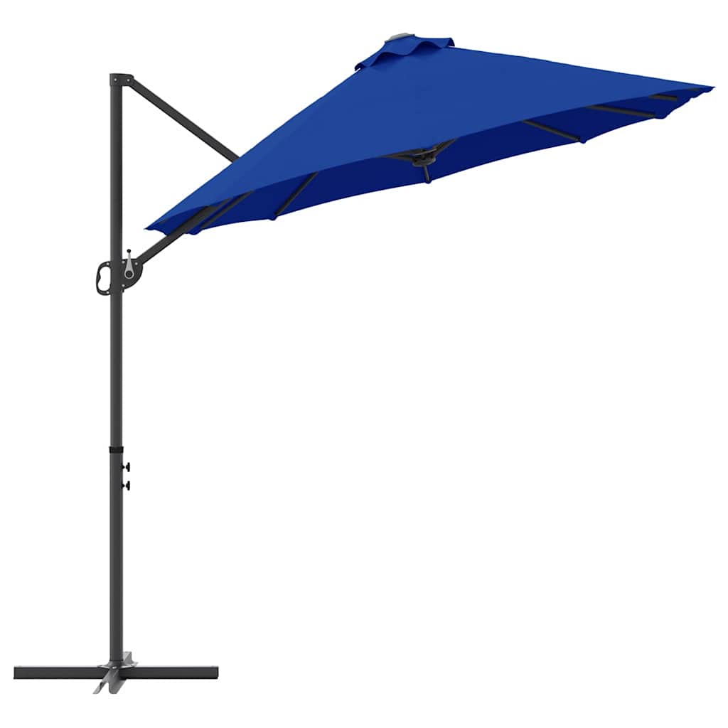 Sonnenschirm 372 X 198 X 243 Cm Polyester Und Aluminium