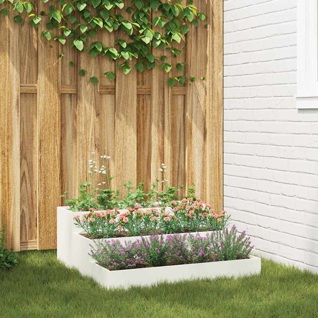 Garten-Pflanzgefäß Silber