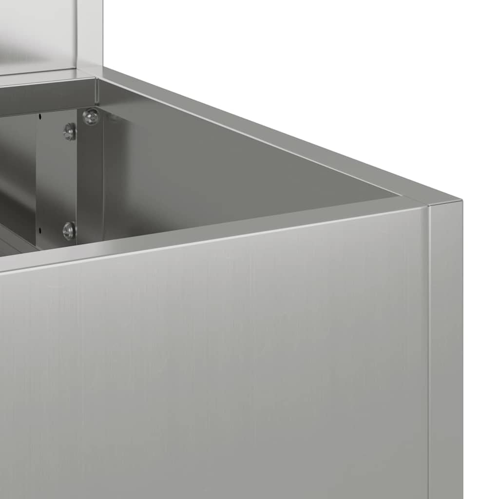 Garten-Pflanzgefäß Silber