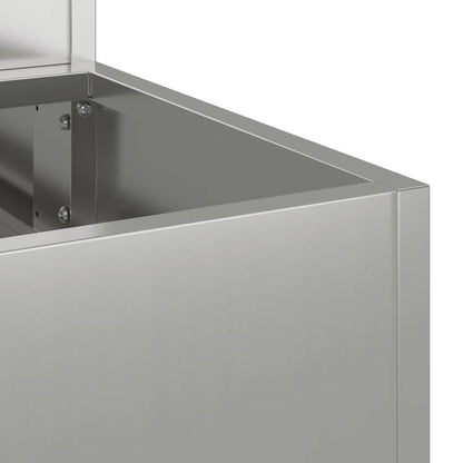 Garten-Pflanzgefäß Silber