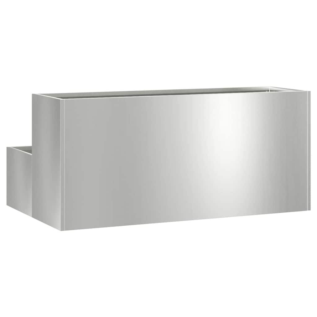 Garten-Pflanzgefäß Silber