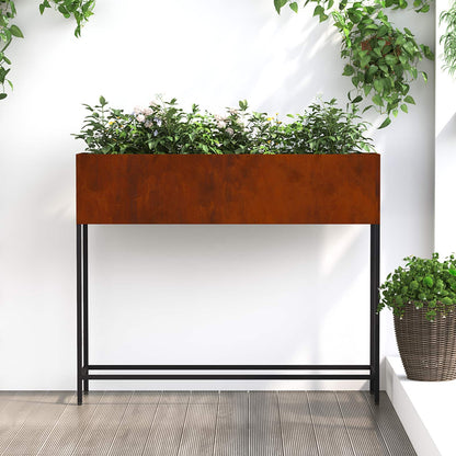 Hochbeet Gartenpflanzer Rostig