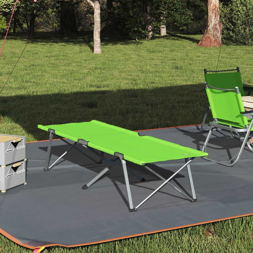 Klapp Schlafbett Fürs Camping 2 Pcs Grün 194 X 62,5 X 42,5 Cm