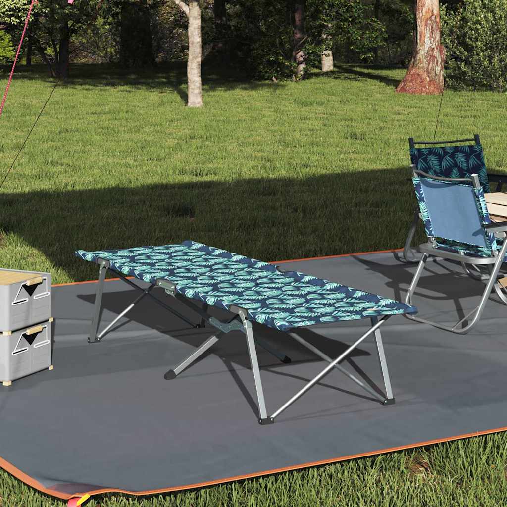Klapp Schlafbett Fürs Camping 2 Pcs Grün 194 X 62,5 X 42,5 Cm
