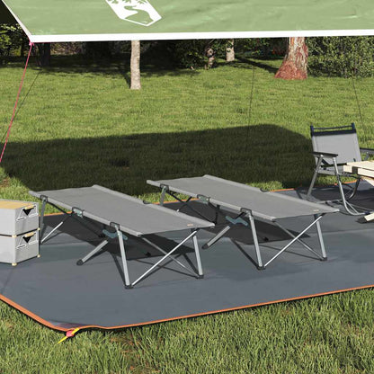 Klapp Schlafbett Fürs Camping 2 Pcs Grün 194 X 62,5 X 42,5 Cm