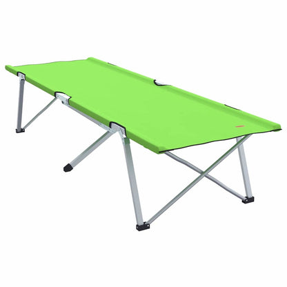 Klapp Schlafbett Fürs Camping 2 Pcs Grün 194 X 62,5 X 42,5 Cm