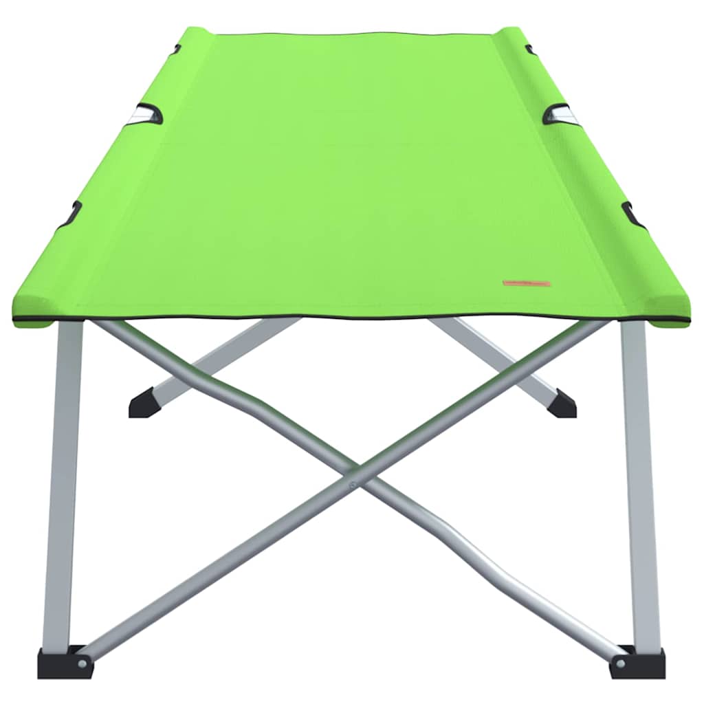 Klapp Schlafbett Fürs Camping 2 Pcs Grün 194 X 62,5 X 42,5 Cm