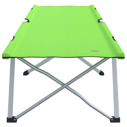 Klapp Schlafbett Fürs Camping 2 Pcs Grün 194 X 62,5 X 42,5 Cm