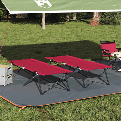Klapp Schlafbett Fürs Camping Blatt 2 Pcs Wald 206 X 76 X 74 Cm