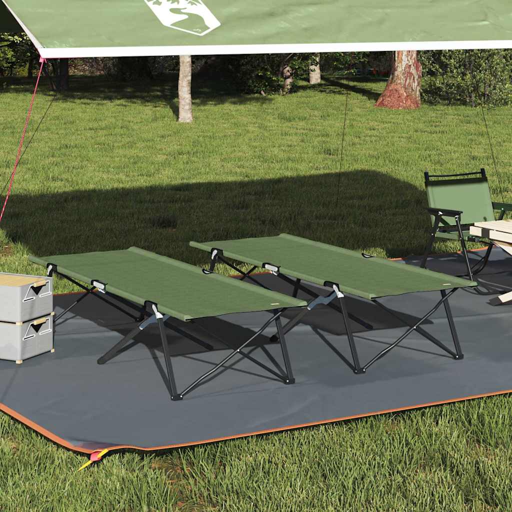 Klapp Schlafbett Fürs Camping Blatt 2 Pcs Wald 206 X 76 X 74 Cm
