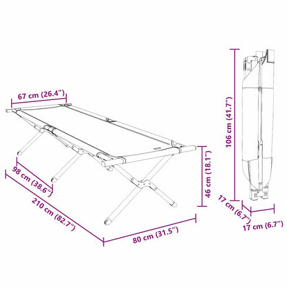 Klapp Schlafbett Fürs Camping Blatt 2 Pcs Wald