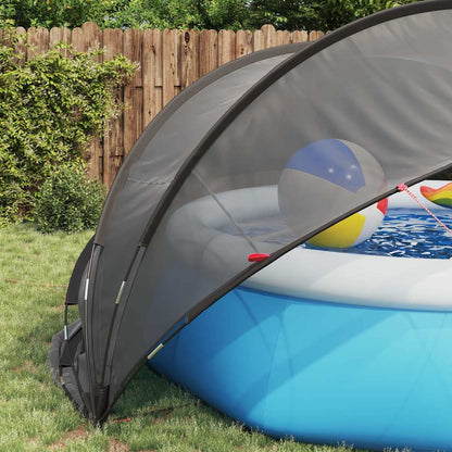 Pool-Dome Schwarz 405 X 405 X 192 Cm