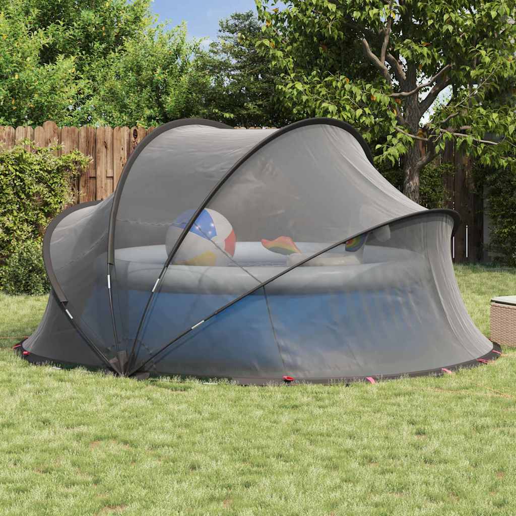 Pool-Dome Schwarz 405 X 405 X 192 Cm