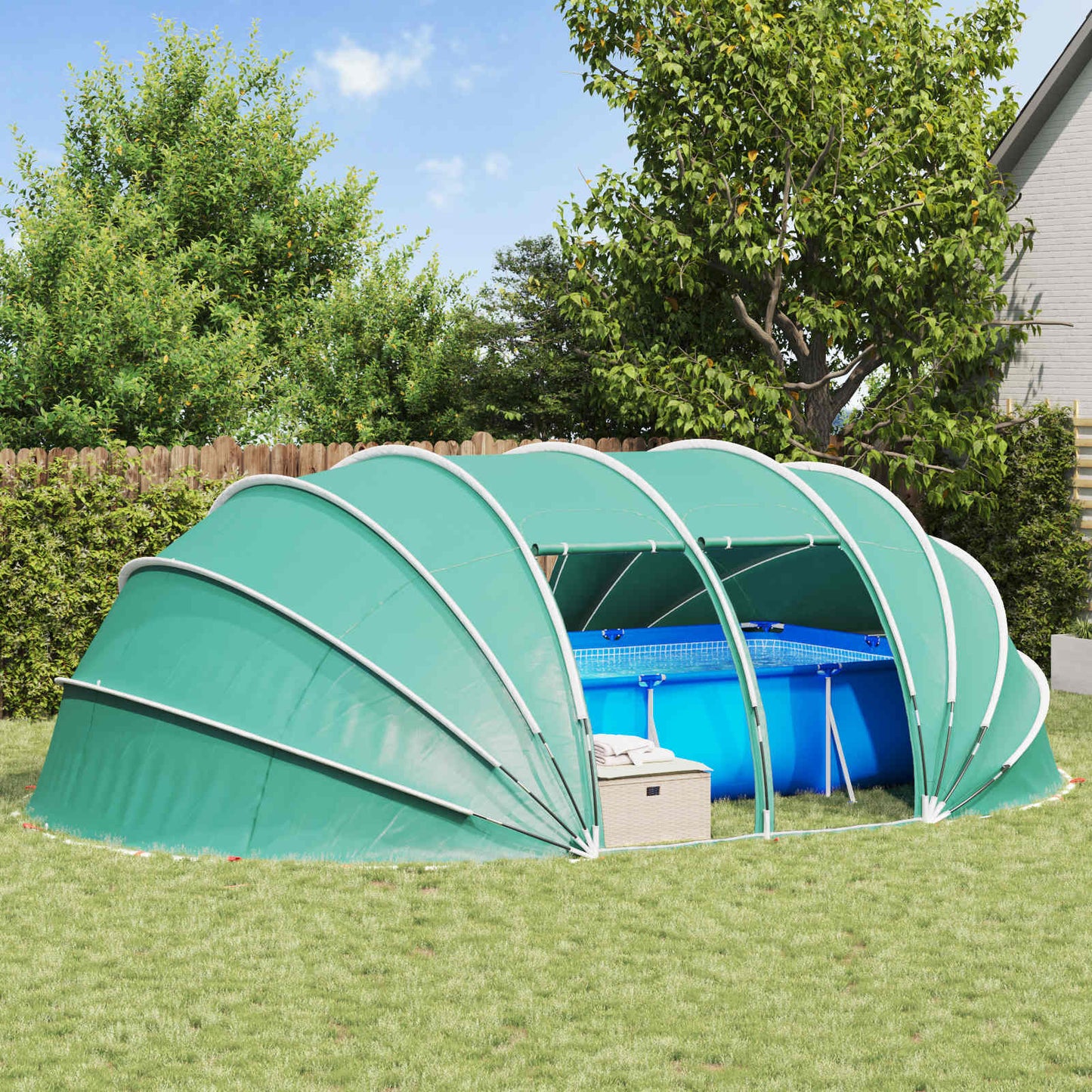 Poolzelt Kuppel