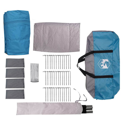 Familienzelt Für 20 Personen Und Grau 745 X 700 X 217 Cm