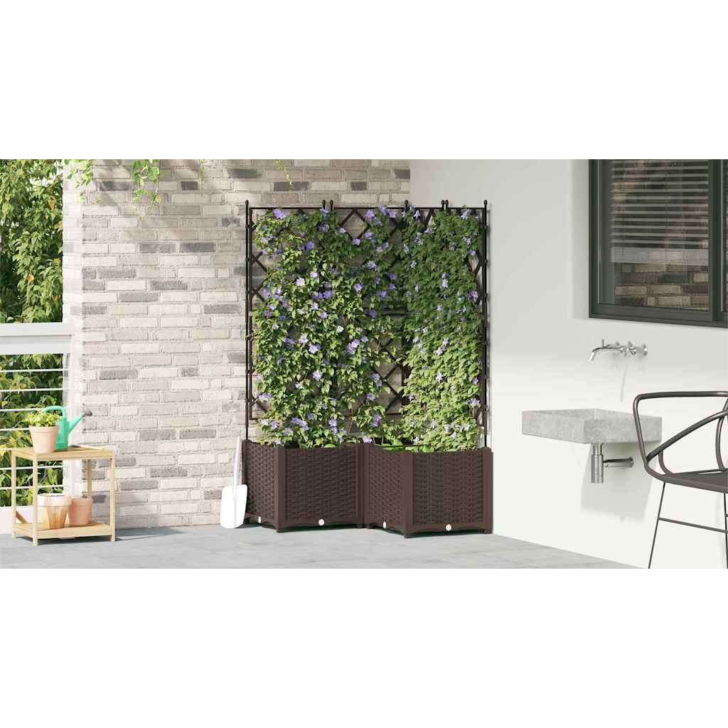 Garten-Pflanzgefäß 3 Pcs Kunststoff