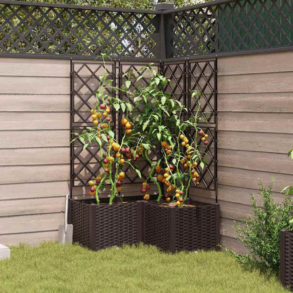 Garten-Pflanzgefäß 3 Pcs Kunststoff