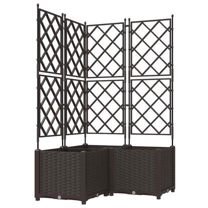 Garten-Pflanzgefäß 3 Pcs Kunststoff