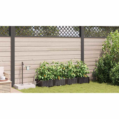Garten-Pflanzgefäß 4 Stk. Pp